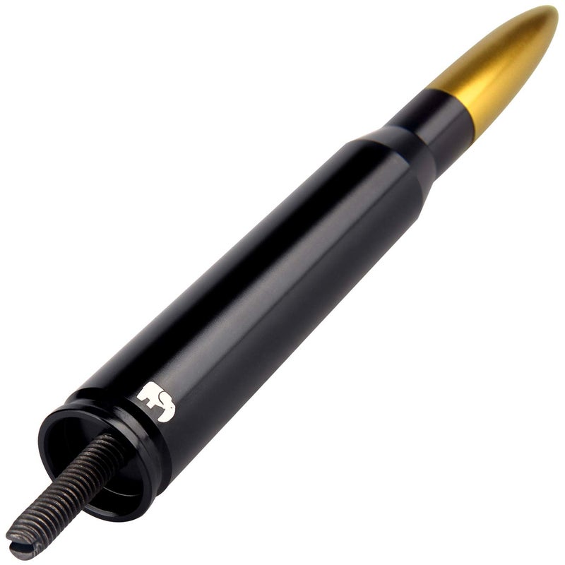 ONE250 Bullet Style Antenna, Compatible with Jeep Wrangler All Models (2007-2024) - Will fit Any Jeep Wrangler JK JKU JL JLU Rubicon Sahara Renegade Gladiator (2007-2024) and More (Gold) - Image 1